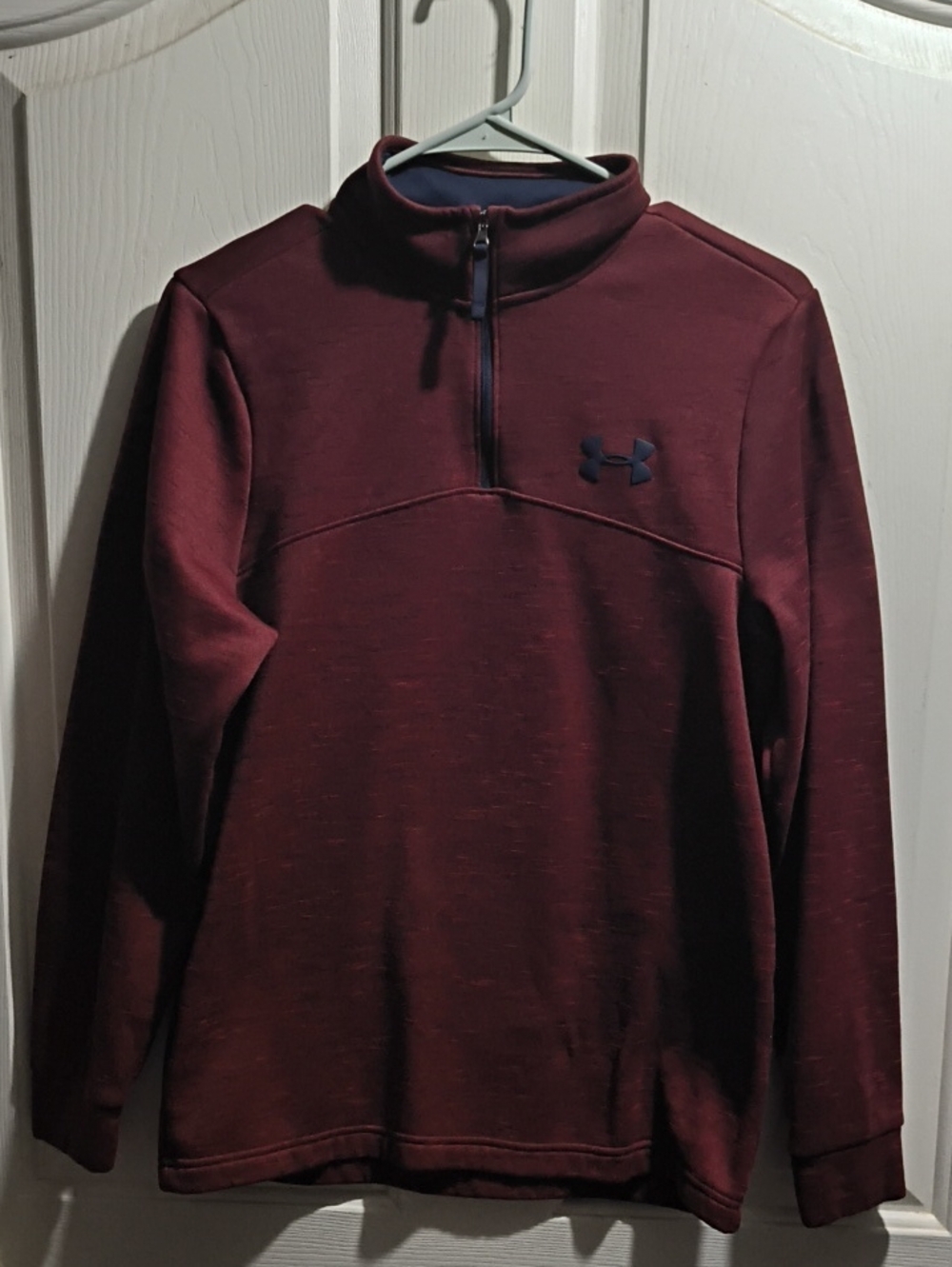 Under Armour Burgundy Quarter-Zip Pullover